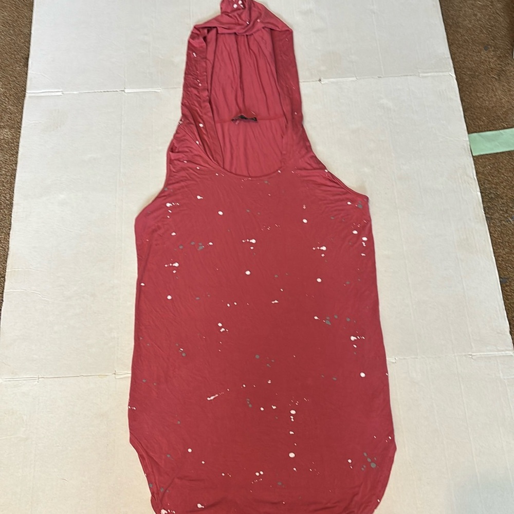 POL size medium sleeves hooded top Tshirt material
